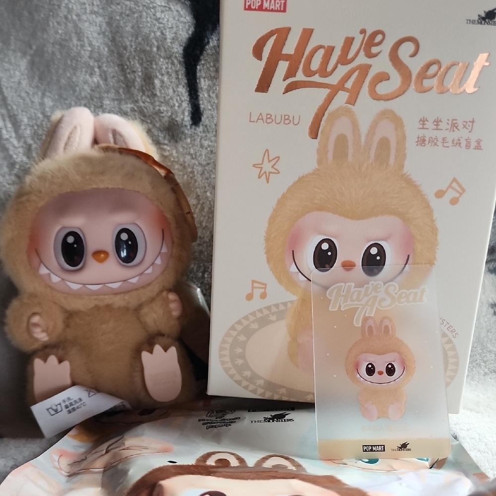 Pop Mart Labubu Plush Toy with Card